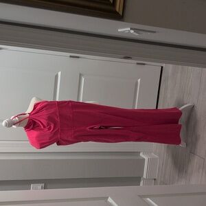 Pink joy lab One Sholder Workout Outfit Size xl